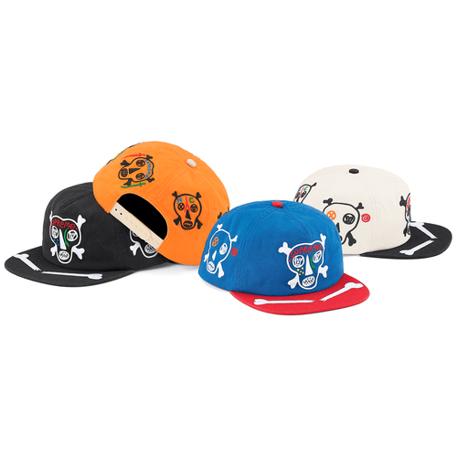 Supreme x Clayton Patterson Skulls 5 Panel Hat