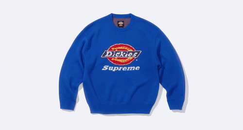 Supreme x Dickies FW22 knit sweater header