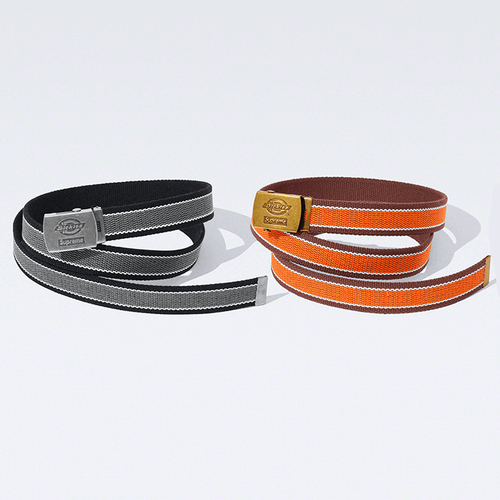 Supreme x Dickies Stripe Webbing Belt streetwear fashion style news