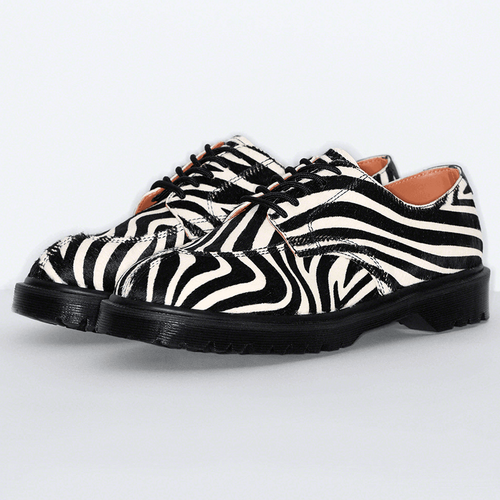 Supreme x Dr Marten Split Toe 5-Eye Shoe Zebra