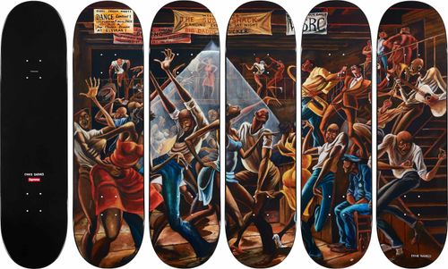 Supreme x Ernie Barnes Skateboard (Set of 5)