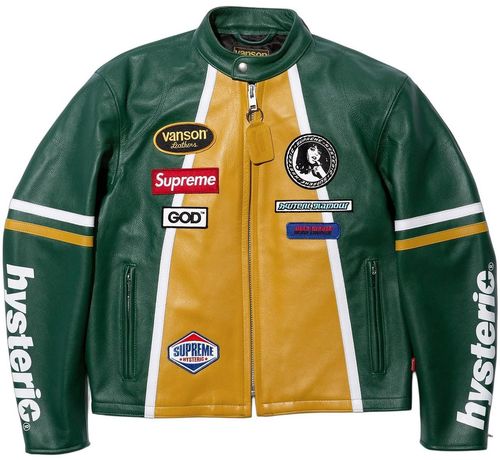 Supreme x HYSTERIC GLAMOUR x Vanson Leather Jacket