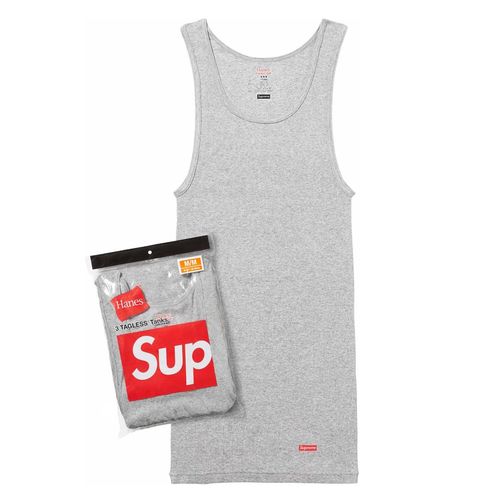 Supreme x Hanes Tagless Tank Tops