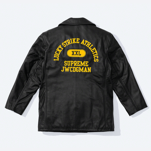 Supreme x JUNYA WATANABE CDG x Schott Leather Jacket streetwear style collab