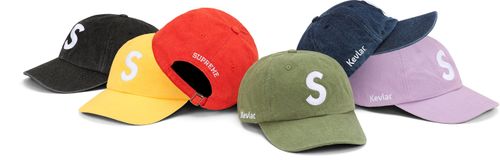 Supreme x Kevlar Denim S Logo 6 Panel