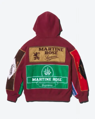 Supreme x Martine Rose Towel Zip Up Hooded Sweatshirt