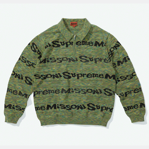 Supreme x Missoni Zip Longsleeve Polo streetwear style collab news release info