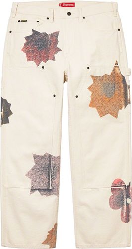 Supreme x Nate Lowman Double Knee Painter Pant streetwear style collab