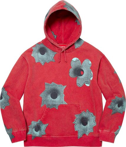 Supreme x Nate Lowman Hooded Sweatshirt streetwear style fashion