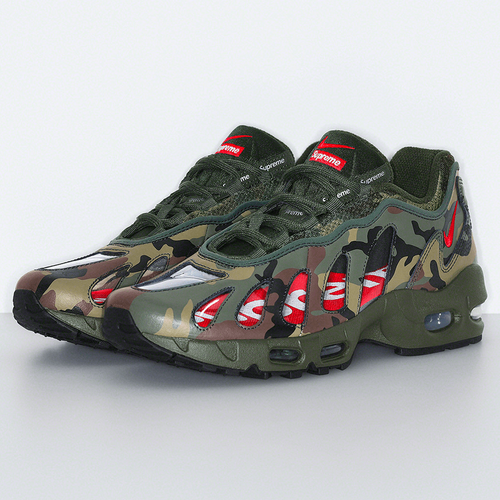 Supreme x Nike Air Max 96 Camo sneakers release date