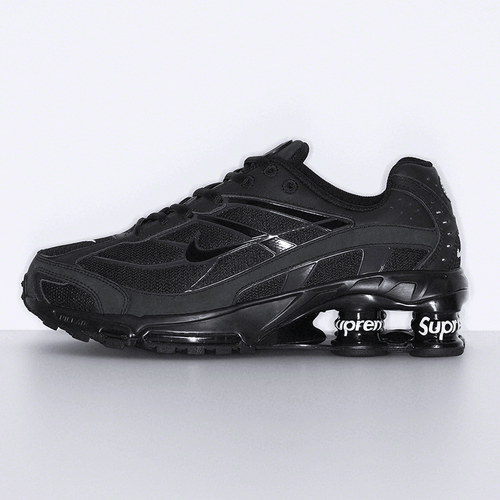 Supreme x Nike Shox Ride 2 Black streetwear sneakers hypebeast fashion style news