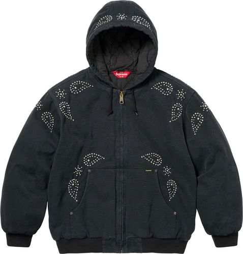 Supreme x PAISLEY STUDDED WORK JACKET