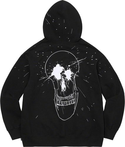 Supreme x Ralph Steadman Skull Hooded Sweatshirt streetwear style fashion