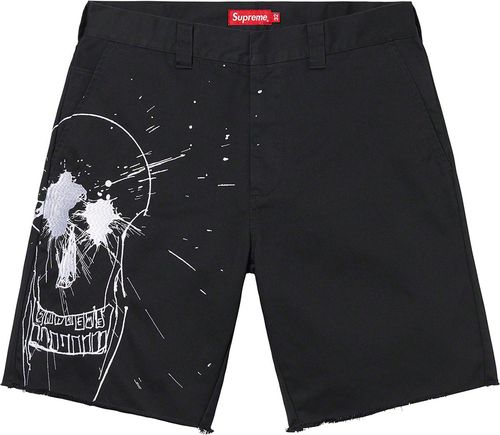 Supreme x Ralph Steadman Skull Work Short streetwear style collab