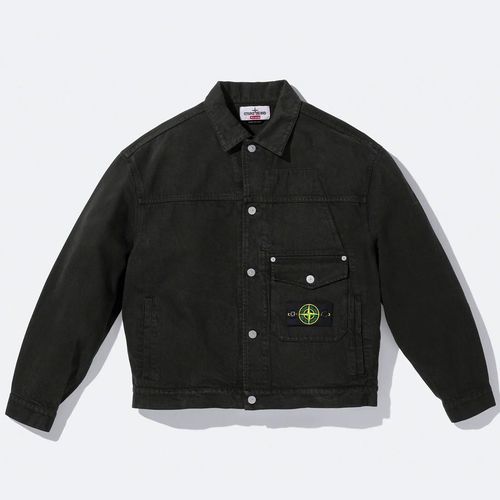 Supreme x STONE ISLAND DENIM TRUCKER JACKET