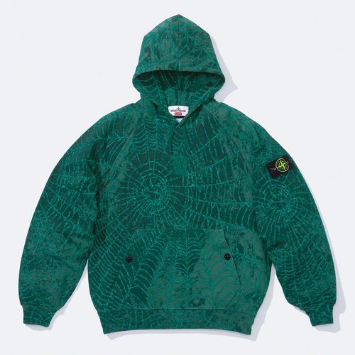 Supreme x STONE ISLAND HOODED SWEATSHIRT