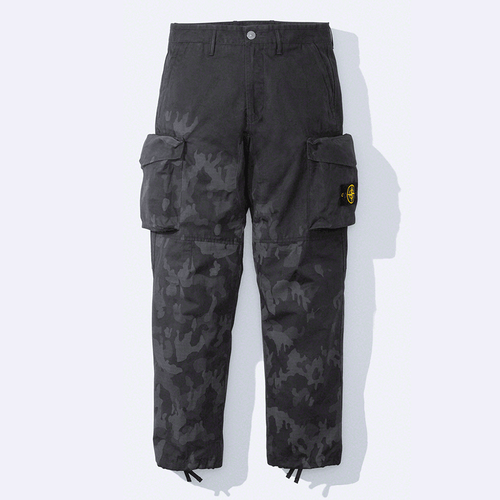 Supreme x Stone Island Reactive Camo Ripstop Pant streetwear styke collab news