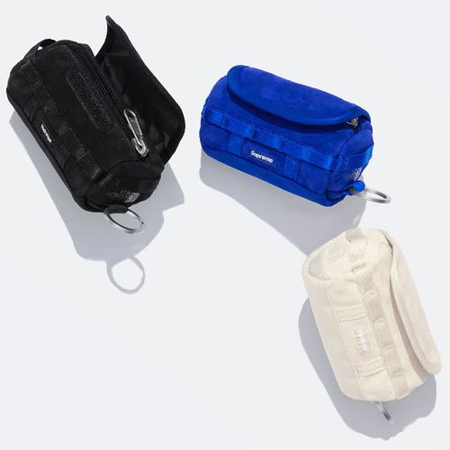 Supreme x THE NORTH FACE SUEDE BASE CAMP DUFFLE KEYCHAIN