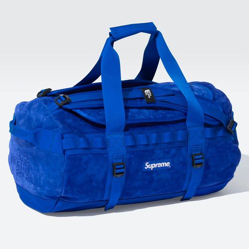 Supreme x THE NORTH FACE SUEDE SMALL BASE CAMP DUFFLE BAG