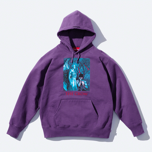 Supreme x The Crow Hooded Sweatshirt hypebeast streetweasr style