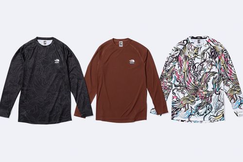 Supreme x The North Face Base Layer LS Top streetwear style collab news info price hypebeast fashion