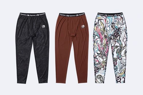 Supreme x The North Face Base Layer Pant streetwear style collab news fashion