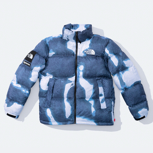 Supreme x The North Face Bleached Denim Print Nutpse Jacket streetwear style collab news
