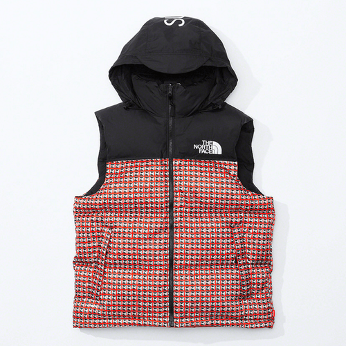 Supreme x The North Face studded nuptse vest release info news