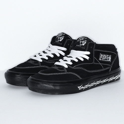 Supreme x Vans Half Cab Black sneaker news hypebeast collab