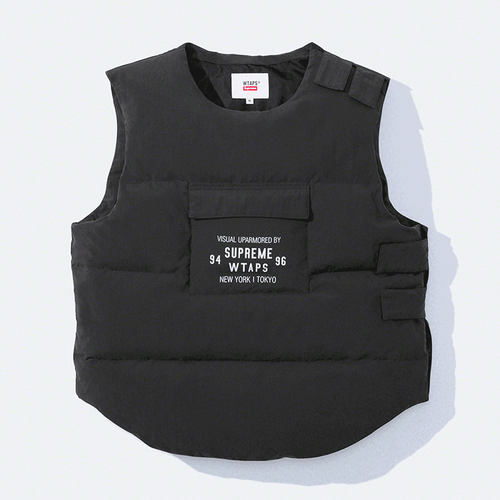 Supreme x WTAPS Tactical Down Vest streetwear style collab fashion