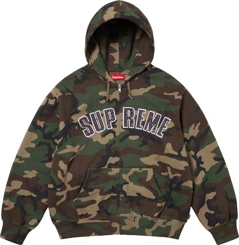 Supreme x b.b. Simon Zip Up Hooded Sweatshirt