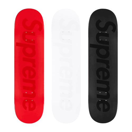 Tonal Box Logo Skateboard