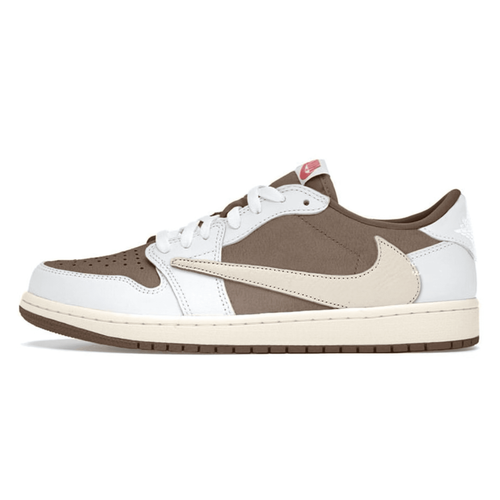 Travis Scott x Jordan 1 Low Cactus Jack white : tan sneaker news release date info
