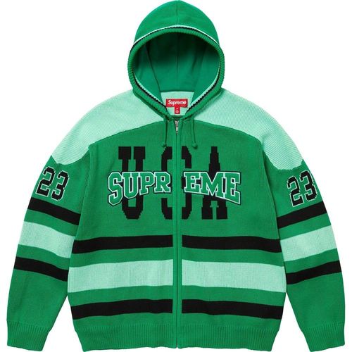USA ZIP UP HOODED SWEATER