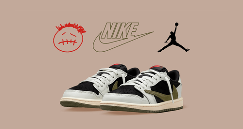travis scott x air jordan 1 low olive sneaker news release date 2 header