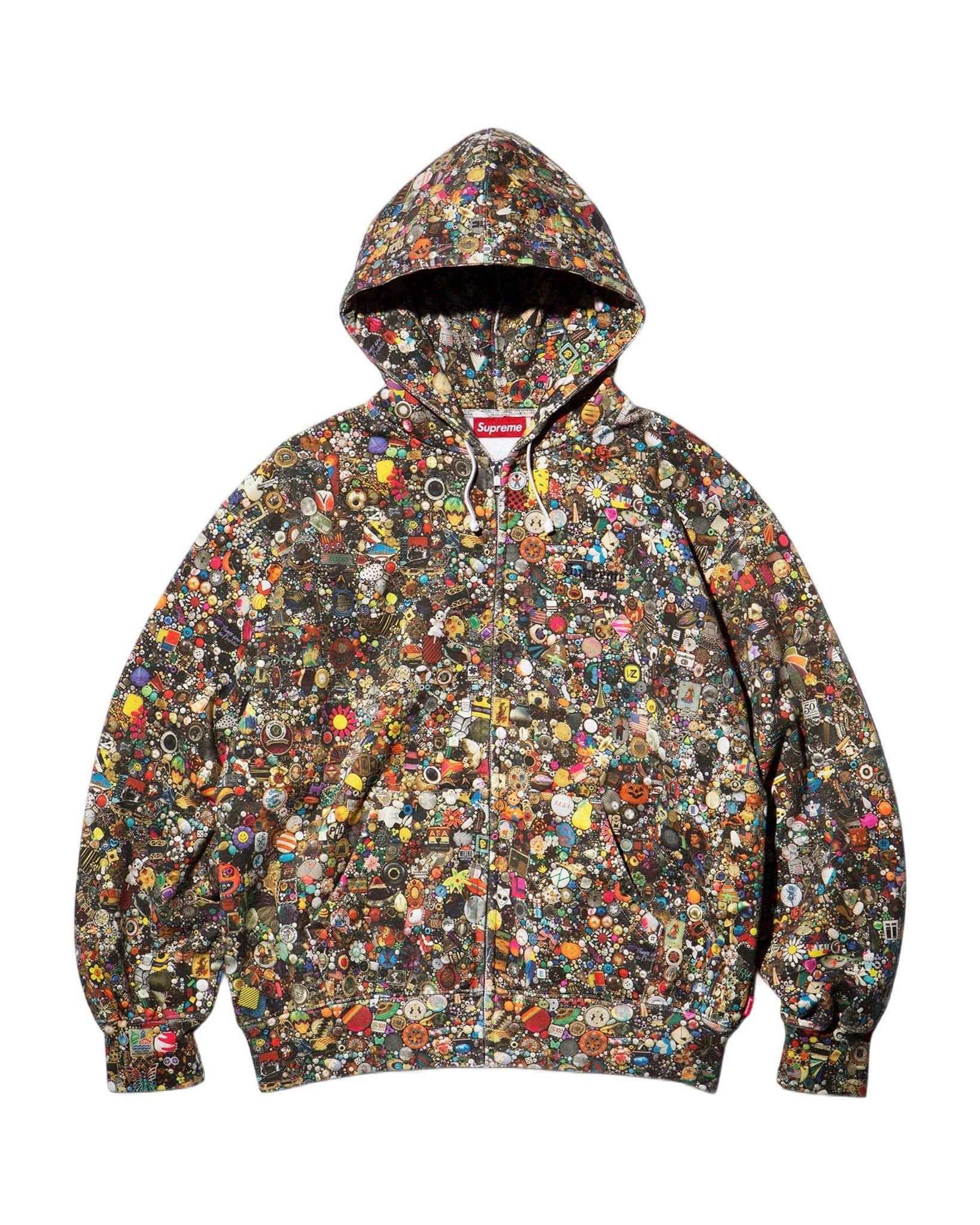 SLN Official - Supreme/Mike Kelley Zip Up Hooded Sweatshirt