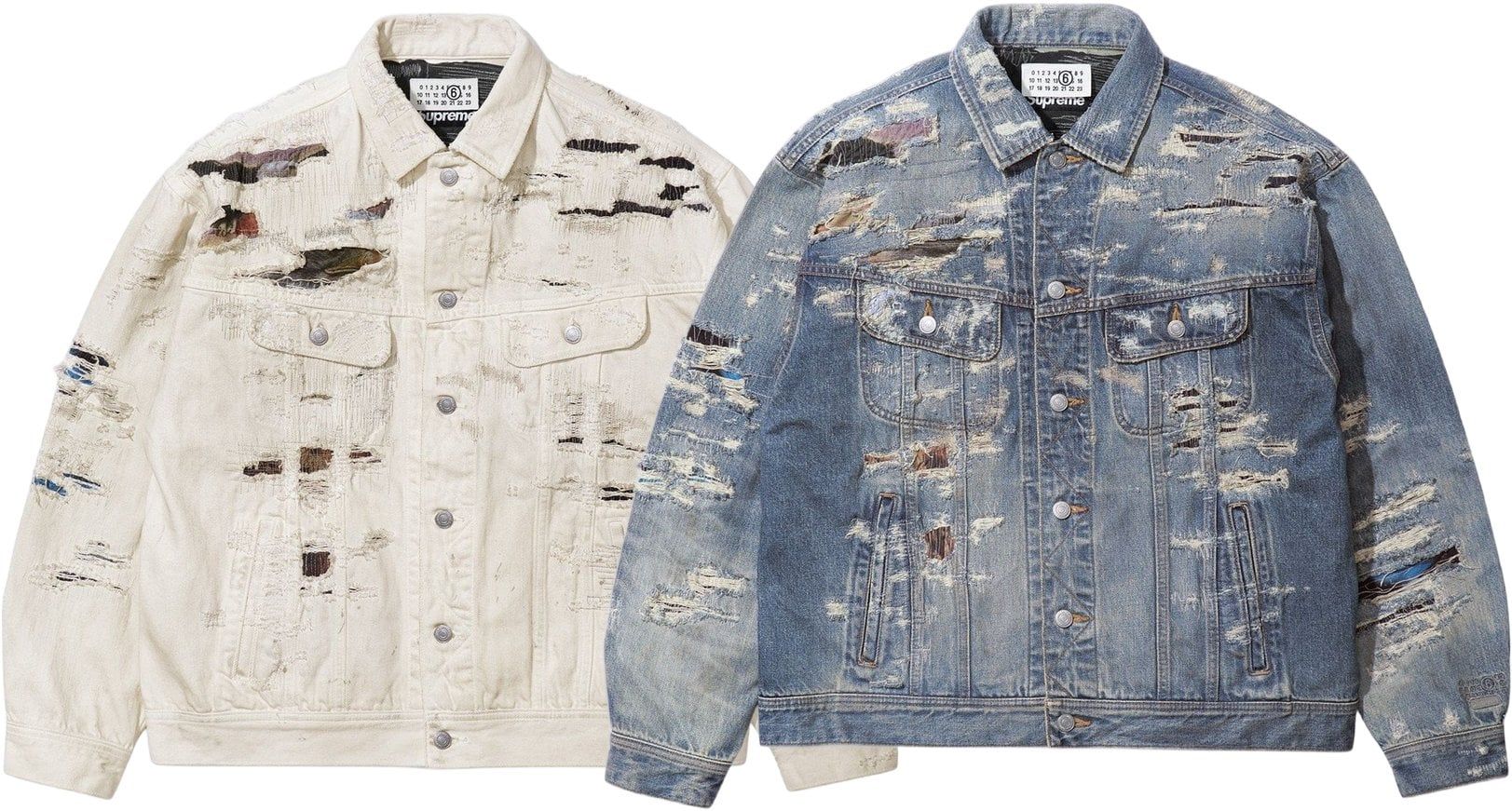 SLN Official - Supreme®/MM6 Maison Margiela Distressed Selvedge