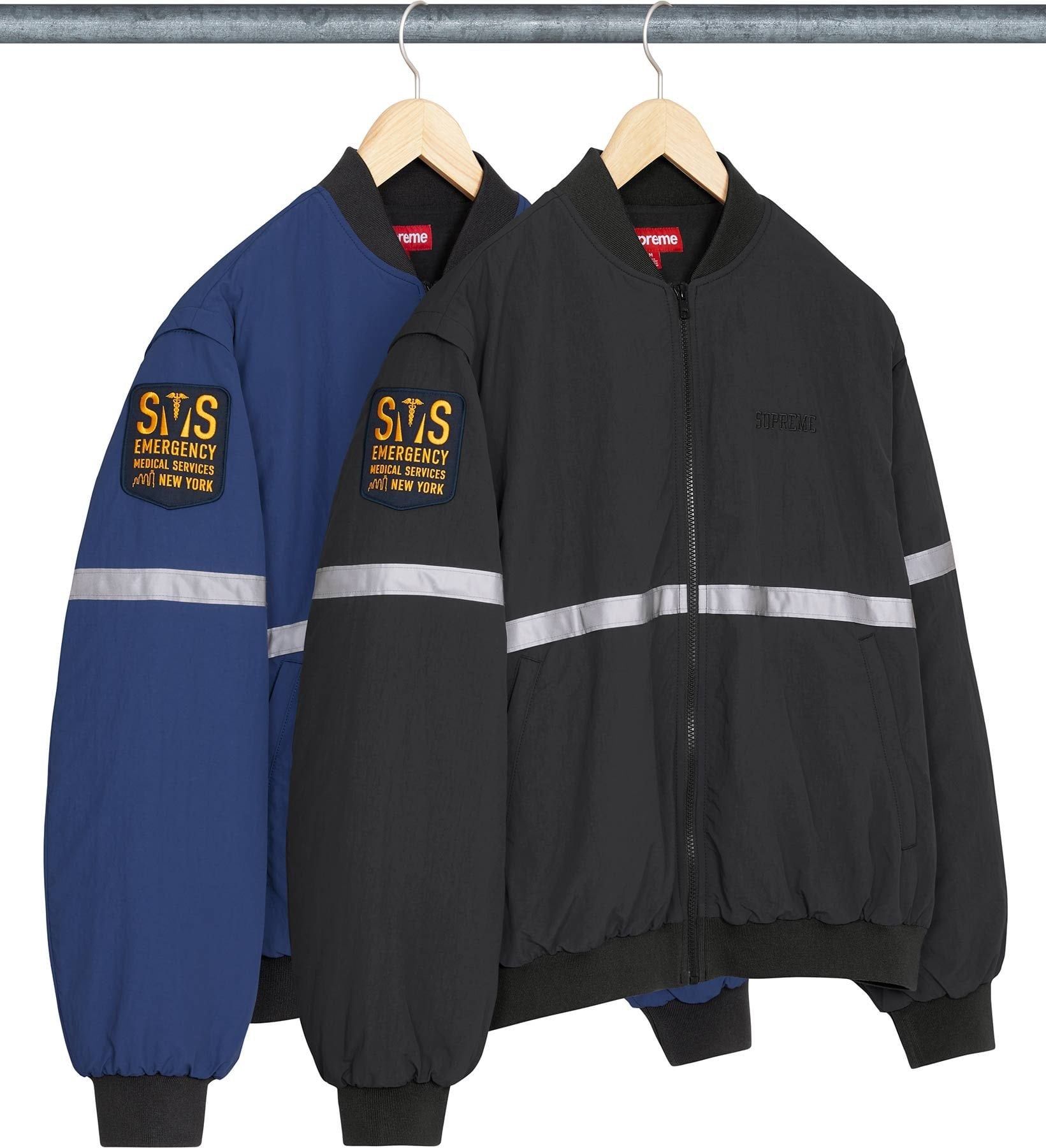 SLN Official - Zip-Off Sleeve Reflective Stripe Jacket