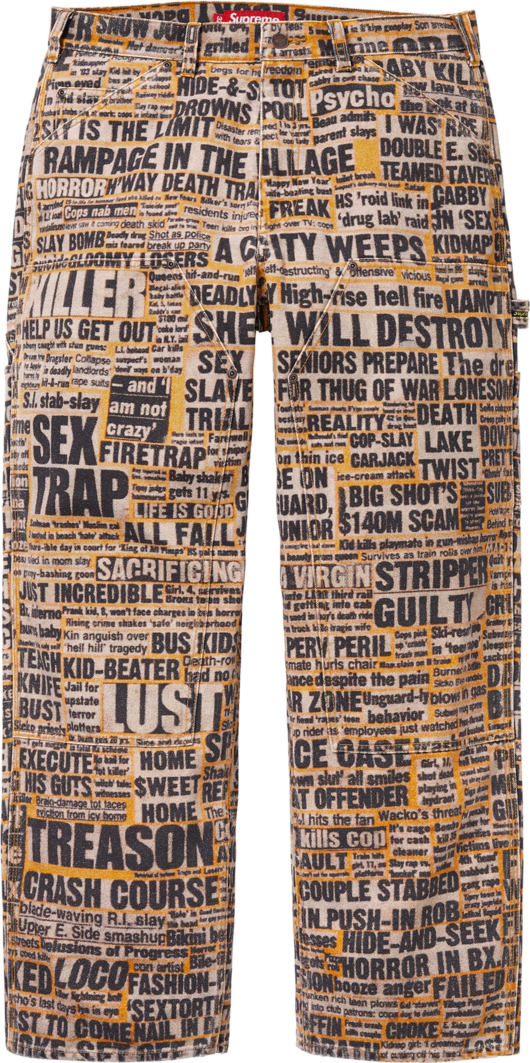 SLN Official - Supreme/Dash Snow Double Knee Painter Pant