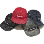 Bandana Jacquard Denim Camp Cap