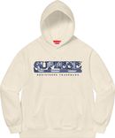 Denim Logo Hooded Sweatshirt