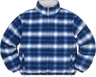 Flannel Reversible Puffer Jacket