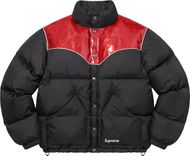 Glitter Yoke Down Puffer Jacket