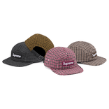Houndstooth Wool Camp Cap
