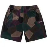 Supreme Patchwork Velour Short