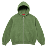 Pilled Zip Up Hooded Sweatshirt
