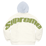 Hooded Twill Varsity Jacket