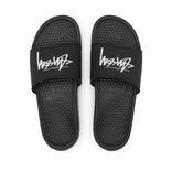 STÜSSY x NIKE SLIDE SANDALS (OFF NOIR)