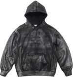 SUPREME x MM6 MAISON MARGIELA FOIL BOX LOGO HOODED SWEATSHIRT