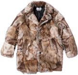 SUPREME x MM6 MAISON MARGIELA PATCHWORK FAUX FUR COAT
